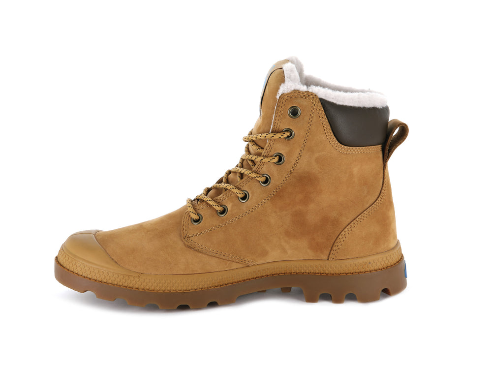 Botas Palladium PAMPA SPORT CUFF WPS Hombre Doradas | Costa Rica-94620